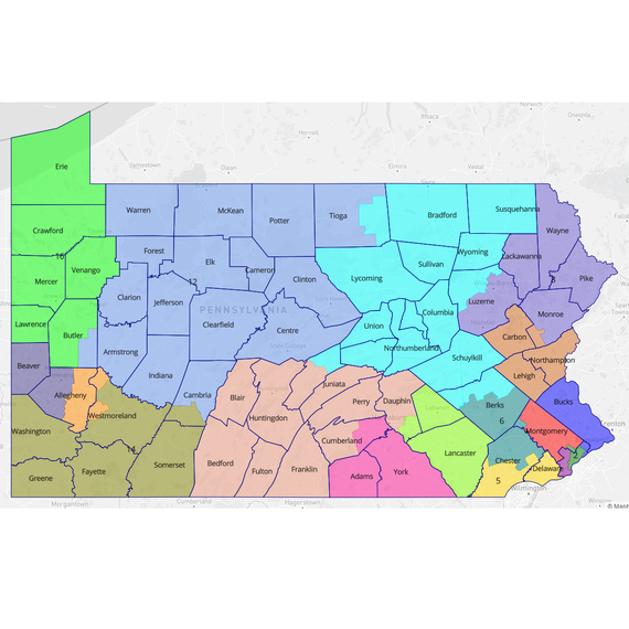 Draw the Lines Releases first-ever Pennsylvania Citizens’ Map of ...